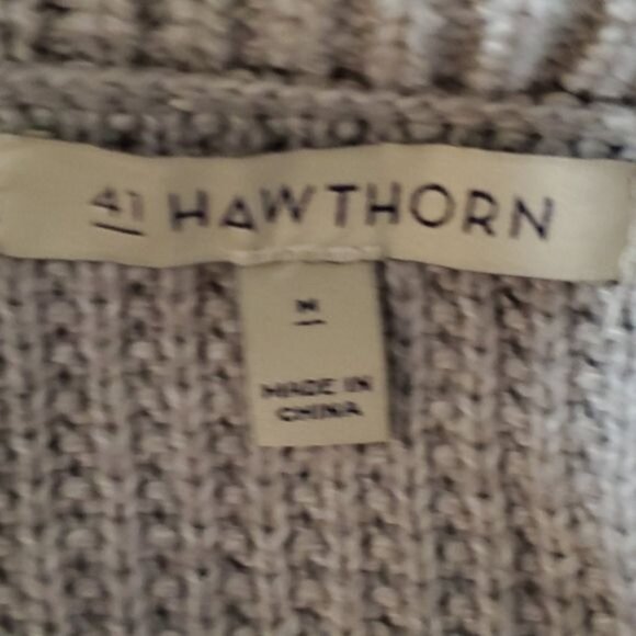 Sweater 41 Hawthorn Cowl Neck Cable Knit CREAM WOMEN'S WOMAN'S SIZE Medium - Picture 7 of 9